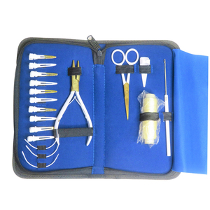 Kit de pinces à extensions capillaires en acier inoxydable de marque privée en gros – Outils de coiffure de haute qualité à maintien robuste avec logo personnalisé A+ - Product Image 6