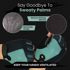 Soft Breathable Cycling Gloves For Men Women <b>Half</b> Finger Anti <b>Slip</b> Silicone Palm For Outdoor Bike Riding Mountain And Road - Product Image 2