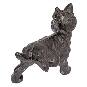 Figurine de bouledogue français en aluminium poli avec impression par gravure, 6 pouces, décoration d'intérieur, sculpture animale - Product Image 2