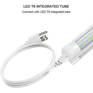 Luminaire tubulaire LED intégré 2FT T8/T5 avec câble d'alimentation CA et prise américaine à 3 broches pour garage, atelier, entrepôt, usage commercial - Product Image 6
