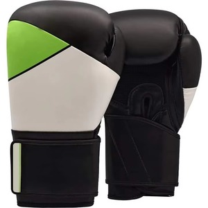 Guantes Profesionales Negros de MMA, Duraderos, de Cuero PU, con Correa de Muñeca Ajustable, Cierre de Gancho y Bucle, Ligeros, para Entrenamiento de Sparring y Muay Thai - Product Image 3