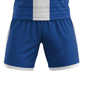Ensemble de sport de football pour hommes, t-shirt à col en V et short, ensemble uniforme de football deux pièces, vêtements de sport respirants pour les matchs d'équipe - Product Image 4
