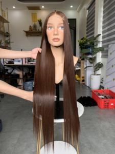 Extensiones de Cabello Humano Virgen Remy Vietnamita, Sin Enredos, Sin Caída, Liso Sedoso, Ondulado, Trama Única, Todos los Colores - Product Image 4