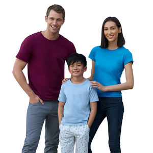 T-shirt pour homme en coton 100% 180GSM, grande taille, coupe ample, col rond, logo personnalisé imprimé et brodé, respirant - Product Image 2
