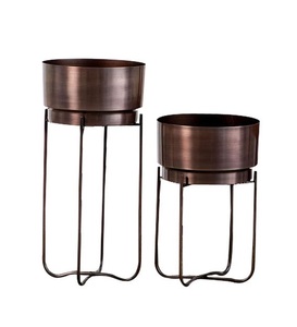 Vintage Classic Metal Indoor and <b>Outdoor</b> Flower Pots & <b>Planters</b> Modern Decor for Living Room Drawing Room Garden Home Use - Product Image 5