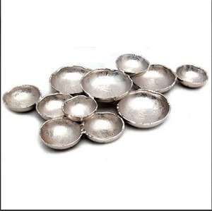 Collection de vaisselle haut de gamme, ensemble de vaisselle design, plat à apéritif doré, ensemble de bols de service multi-usages - Product Image 2