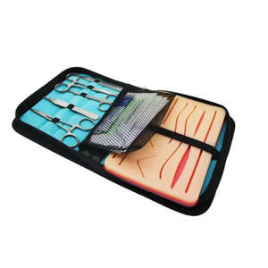 Kit de sutura médica al mejor precio con piel de práctica y 16 suturas, kit de entrenamiento quirúrgico con certificación CE ISO de Surgiright Instrument - Product Image 6