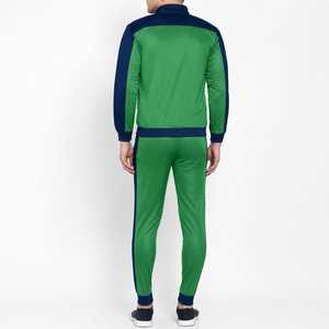 Chándal de Forro Polar Verde con Capucha para Hombre, Cierre de Cremallera, Bolsillos Laterales, Ropa Deportiva de Invierno, Transpirable, Corte Regular - Product Image 4
