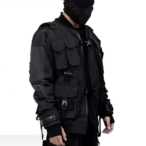 <b>men</b> techwear <b>jacket</b> with comfortable fit and functional features for casual wear <b>mens</b> techwear <b>jacket</b> with <b>lightweight</b> build - Product Image 5