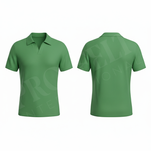 Polo en coton élégant à manches courtes, personnalisable (marque privée), décontracté et confortable, haut de gamme, vêtement de mode - Product Image 3