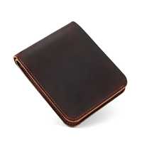 Dompet Kulit Pria Gaya Eropa Klasik dengan Konstruksi Kulit Ultra Halus yang Tahan Lama dan Fungsi Anti Maling yang Aman