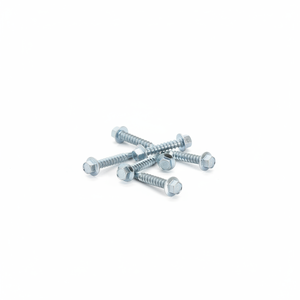 PDC Model 14 Hex Head Zinc Plated Carbon Steel <b>Screws</b> Coarse Thread Class 4.8 & 6.8 Inch Fasteners - Product Image 1