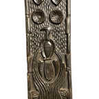 Panneau mural en bois sculpté à la main, style tribal Naga indien, décoration architecturale antique rustique pour hôtel, assortiment varié, 1 conteneur - Product Image 4