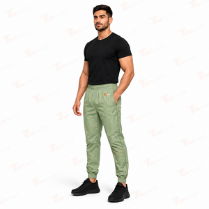 High Quality Quick Dry 100% <b>Nylon</b> Windbreaker Trousers Elastic Waist Casual <b>Joggers</b> Lightweight Summer Windbreaker Trouser - Product Image 2