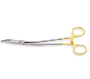 Portaagujas Kilner de 13.5 cm con Curvatura en S, Insertos de Carburo de Tungsteno (TC), Instrumento Quirúrgico de Alta Calidad - Product Image 1