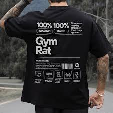 T-shirt de sport ample en coton premium respirant pour la gym et l'entraînement, avec sérigraphie, broderie et design graphique - Product Image 1