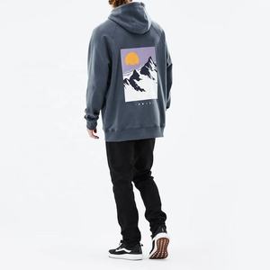 Sweat à capuche imperméable personnalisé avec logo pour homme, en polaire thermique, pour le snowboard, les sports d'hiver en plein air, sweat à capuche surdimensionné - Product Image 6