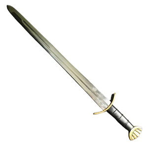 Épée artisanale non affûtée, vente en gros, poignée en laiton ou en acier, OEM Pakistan, épées d'honneur en cuir faites à la main - Product Image 3