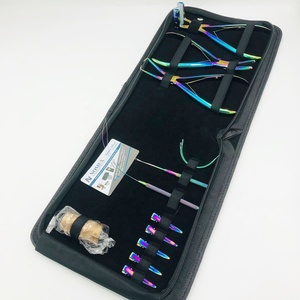 Kit Profesional de Herramientas para Extensiones de Cabello Pro Press, Alicates de Acero Inoxidable, Clips Metálicos, Aguja CType, Hilo de Nailon para Extensiones de Cabello - Product Image 2