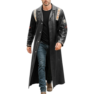 Manteau en cuir pour homme de haute qualité, veste classique en cuir véritable, fournisseur en gros, logo personnalisé, nouvelle arrivée 2026 - Product Image 1