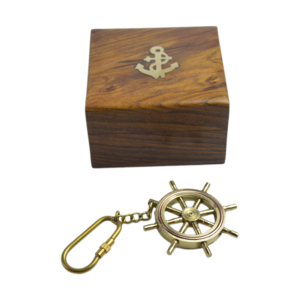 Metal Design Best and Solid Packing Wooden Box Design <b>Key</b> <b>Chain</b> Shiny Finishing Decor <b>Key</b> Holder - Product Image 5