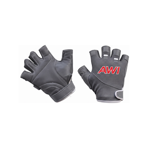 Unisex Half-<b>Finger</b> Fitness Gloves Leather Breathable Non-Slip Weight Lifting Gym Training <b>Support</b> - Product Image 1