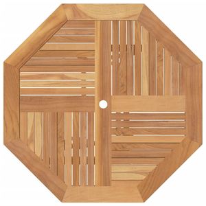 Tavolo da giardino pieghevole in legno massello in Teak 43.3 mobili da esterno "x 43.3" x 29.5" - Product Image 6