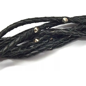 Flogger en cuir épais en suède de vache à 25 queues, équipement de bondage avec fonction rotative robuste, fouets en cuir - Product Image 2