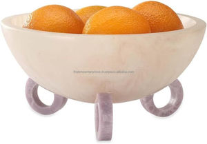 ชามเรซิ่นทันสมัยพร้อมฐานดีไซน์สวยงาม เป็นมิตรกับสิ่งแวดล้อม เหมาะสำหรับงานปาร์ตี้ ผลิตจากอีพ็อกซี่เรซิ่นขัดเงา สำหรับใส่ผลไม้หวาน - Product Image 5