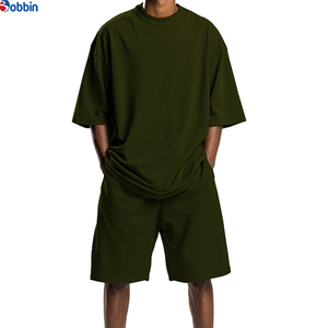 Conjunto Deportivo Informal Unisex Cómodo, Camiseta Holgada y Pantalones Cortos para Hombre, Nueva Colección de Verano, Conjunto Personalizado para Hombre - Product Image 2