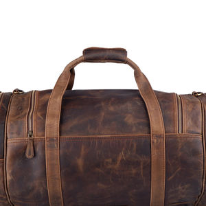 Bolsas de Lona de Cuero Ligeras Personalizadas con el Mejor Diseño, Bolsa de Viaje Impermeable para Ropa Deportiva con Forro de Poliéster, Gran Venta - Product Image 6