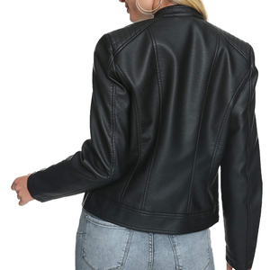 Vestes en cuir respirantes pour femmes à prix avantageux, design personnalisé de haute qualité, vestes en cuir tendance pour femmes en vente - Product Image 2