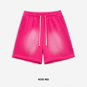 Vintage 100% Cotton French Terry Unisex Mid Waist Breathable Loose Wide Leg Shorts Custom Personalized Logo Fashion Street Style - Product Image 6