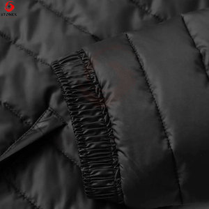 Chaqueta Acolchada con Capucha para Hombre, 100% Poliéster, Resistente al Agua, Ligera, Acolchada, Abrigo de Invierno con Aislamiento Térmico para Senderismo - Product Image 3