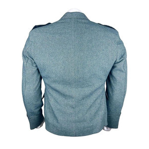 Men's <b>Light</b> Grey Tweed Argyll Kilt <b>Jacket</b> & Waistcoat Scottish Wedding Outfit - Product Image 4