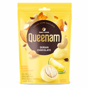 Chocolate Dragee, la Mejor Oferta, Fabricación Vietnam Global, Durian, Almendras y Anacardos Cubiertos de Chocolate, 150 g, Dulces, HALAL, OEM/ODM - Product Image 1
