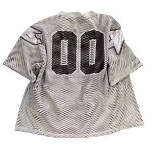 <b>Men's</b> Oversized Mesh Football Jersey Long Sleeve Breathable Sporty Street Style with Number 00 Pattern Print O-Neck High Quality - Product Image 4