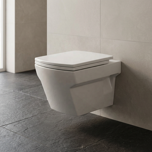 Crystal Design Wall Hung Toilet <b>Ceramic</b> WC <b>Pan</b> Top Grade Water Closet With Soft Close Seat Cover Set - Product Image 4