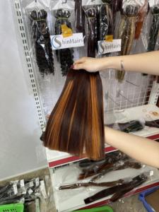 มัดผมทรงตรงทำจากโครงผมมนุษย์เวียดนามเกรด12A - Product Image 5
