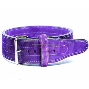 Cinturón de levantamiento de pesas de cuero personalizado de alta calidad, equipo de entrenamiento de gimnasio transpirable para uso físico de levantamiento de pesas - Product Image 2