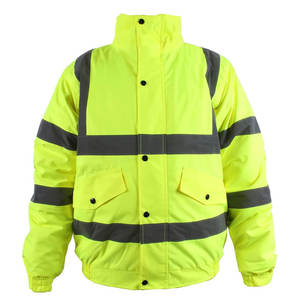 Chaqueta de Seguridad Resistente para Hombre con Tiras Reflectantes para Mayor Visibilidad y Comodidad Durante Todo el Día en el Trabajo - Product Image 1
