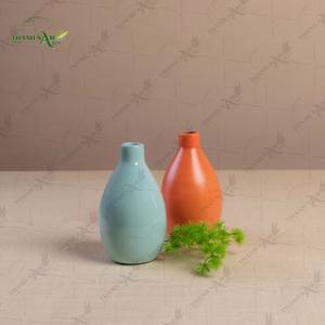 Vase en bambou artisanal pour la décoration de la maison, vase décoratif en bambou naturel écologique pour les intérieurs modernes et luxueux - Product Image 3