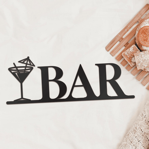 CIFbuy Insegna Vintage in Ferro Nero 'Happy Hour' - Decorazione Rustica da Parete per Pub, Casa, Bar, Man Cave, Patio Esterno, Sala Giochi - Scegli il tuo servizio - Product Image 4
