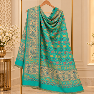 Chal de Pashmina de Lana Bordado Tradicional para Mujer, Suave, Cálido, Transpirable y Ligero, Accesorio de Invierno para Uso Festivo y Viajes - Product Image 6