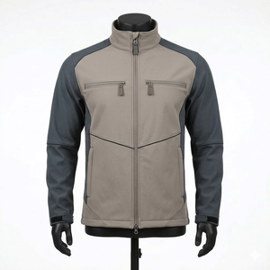 Veste coupe-vent en promotion, veste d'hiver personnalisable pour l'extérieur, veste softshell résistante à l'eau pour hommes - Product Image 1