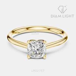 0.86CT <b>Cushion</b> Cut Fine Jewelry IGI Certified 14KT <b>White</b> Gold Wedding Ring Lab Grown Diamond Engagement Wedding Anniversary Gift - Product Image 5
