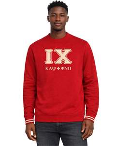 Maglione personalizzato Kappa Alpha Psi in ciniglia, abbigliamento per fraternità greca con lavorazione di alta qualità, stile classico e vestibilità comoda. - Product Image 1