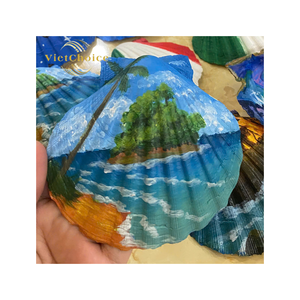 เวียดชอยส์ คราฟท์ เปลือกหอยเชลล์เพ้นท์มือ งานฝีมือตกแต่งบ้าน เปลือกหอยเพ้นท์ลายสร้างสรรค์สำหรับตกแต่งบ้านและของขวัญ - Product Image 1