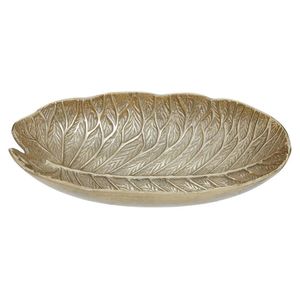 Plat de service fonctionnel en aluminium en forme de feuille pour servir des collations sèches et des fruits, offrant un style élégant et une utilité pratique - Product Image 6