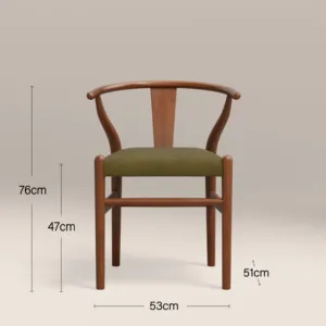 SILLA DE COMEDOR DE MADERA BJORN DE SINTERIOR MOSS - Product Image 4